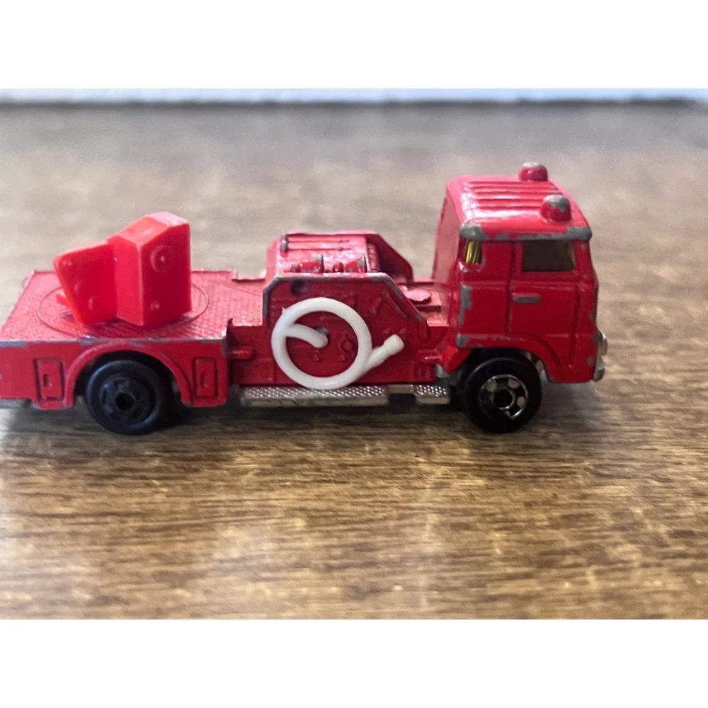Vintage Zylmex P312 Red Ford Fire Truck Incomplete Loose Die Cast Hong‎ Kong
